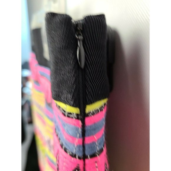 Milly Multicolor Striped Mini Skirt Size 2 - Picture 4 of 7